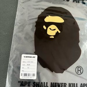 Bape vs mastermind half shark tee for 1-2 year old kids
